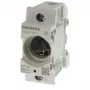 Siemens 5SG17021 D02 base de fusível 1 polo 63A, 400V AC, fixação por parafusos, cinzento