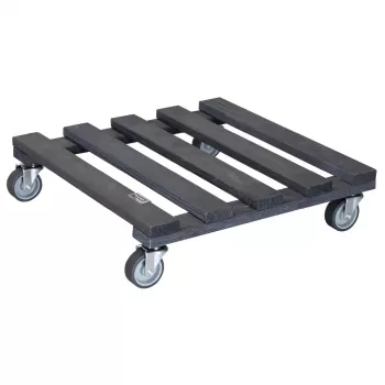 Wagner design yourself carrinho para plantas GH 0412 quadrado antracite madeira 38 x 38 x 9,5 cm 20041201