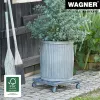 Wagner design yourself carrinho para plantas GH 0412 quadrado antracite madeira 38 x 38 x 9,5 cm 20041201
