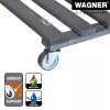 Wagner design yourself carrinho para plantas GH 0412 quadrado antracite madeira 38 x 38 x 9,5 cm 20041201
