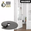 Wagner design yourself EH 6981 batente de porta, autoadesivo, transparente, TPE, 38 mm de diâmetro, 22 mm de altura 15698101
