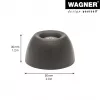 Wagner design yourself EH 5200 batente de porta em borracha 15520011