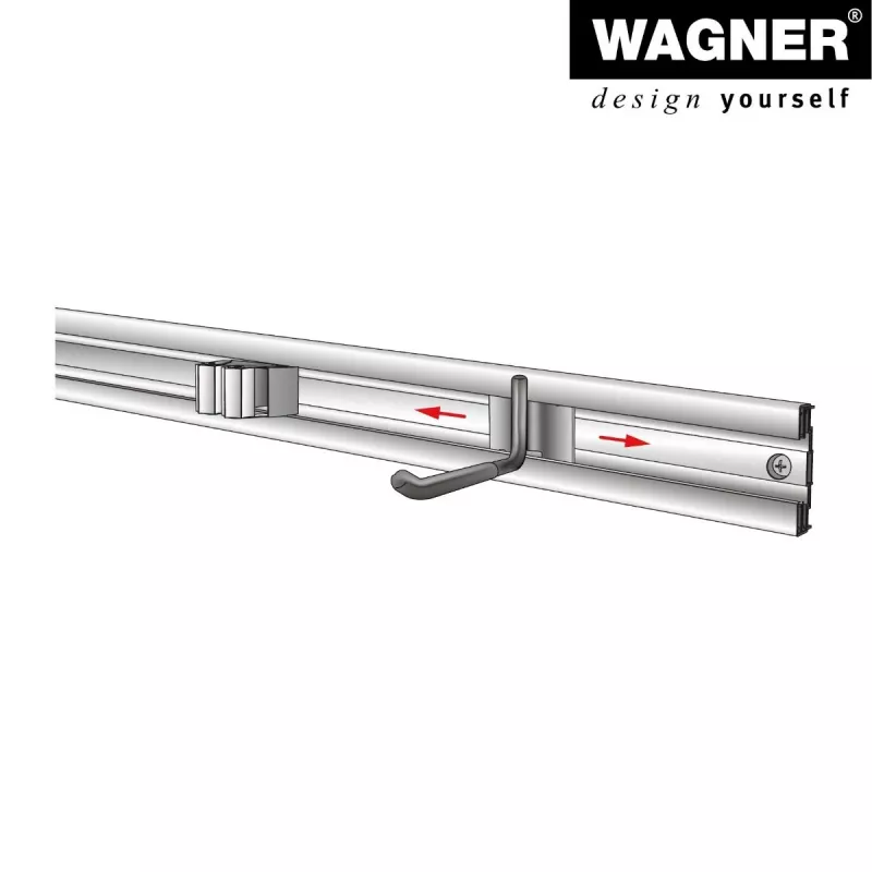 Wagner design yourself suporte de parede WH 2091 preto (15209101)