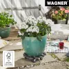 WAGNER design yourself carrinho para plantas GH0527 plástico, Ø 29 cm branco redondo, 1 unid. (20052701)