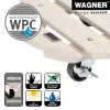 WAGNER design yourself carrinho para plantas GH0527 plástico, Ø 29 cm branco redondo, 1 unid. (20052701)