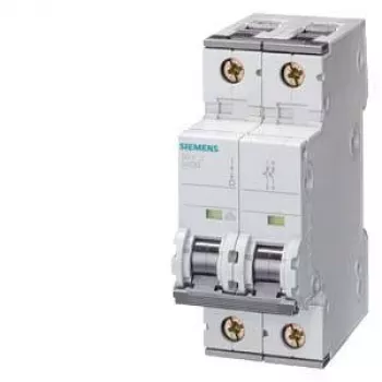 Siemens 5SY4502-7 disjuntor, 1+N, C2 5SY45027