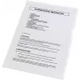 LEITZ Esselte Standard Plus capas perfuradas A4, pack de 100, transparente, polipropileno 56218