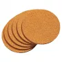 KESPER conjunto de bases de cortiça natural, 6 peças, quadradas, resistentes ao calor, 100x100x5 mm, ecológicas