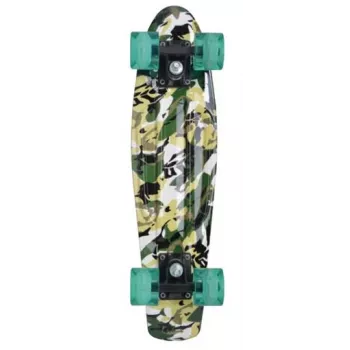 SCHILDKROT skateboard retro Free Spirit Camouflage polipropileno (PP), deck reforçado 560 x 140 mm, 1 unidade (510781)