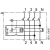 Siemens SENTRON 5SV36448 interruptor diferencial, tipo A, 40 A, 300 mA, 4 polos, 400 V, seletivo