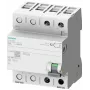 SIEMENS 5SV33224 interruptor diferencial, tipo B, 25 A, 30 mA, 230 V, 1+N, 4 TE, temporizado