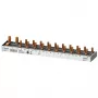 SIEMENS 5ST37840 barramento de pente com pinos 16mm², 1x disjuntor diferencial 1P+N + 10x aparelhos compactos, 12 TE