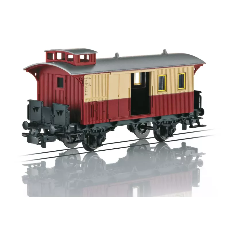 Märklin 4108 H0 carruagem de passageiros 2.ª classe Schürzenwagen DB época III-IV