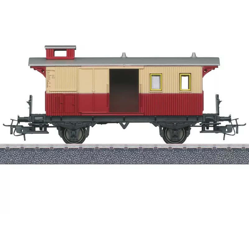 Märklin 4108 H0 carruagem de passageiros 2.ª classe Schürzenwagen DB época III-IV