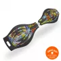 SCHILDKROT Waveboard Good Vibes Graffiti deck grande de plástico com estrutura antiderrapante 510801