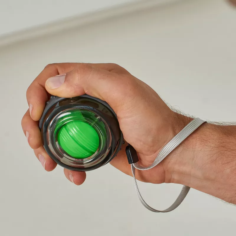 SCHILDKROT Spinball Treinador giroscópico de mão e braço, cinzento/verde, 70 mm, 255 g 960121