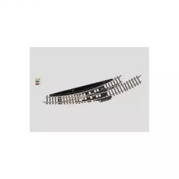 Märklin Escala Z Agulha curva eletromagnética esquerda - preto/amarelo 8568