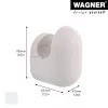 Wagner design yourself PILL Cabide de parede cinzento 1 gancho 17041421