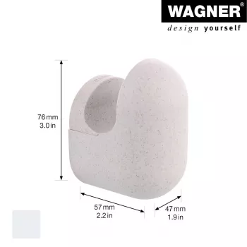 Wagner design yourself PILL Cabide de parede cinzento 1 gancho 17041421