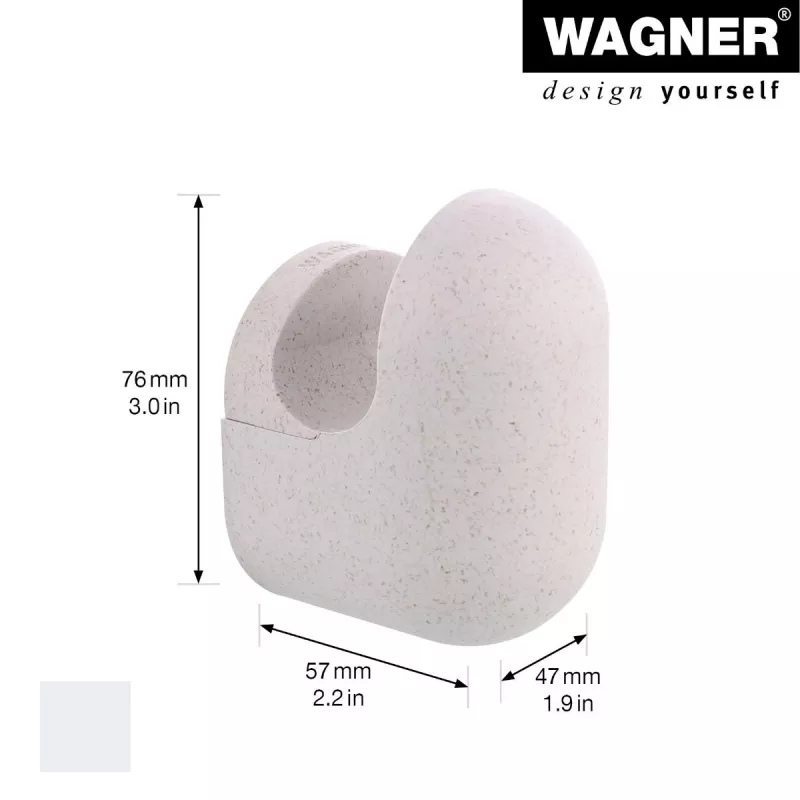 Wagner design yourself PILL Cabide de parede cinzento 1 gancho 17041421