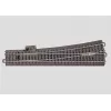 Märklin H0 C-Gleis Agulha esquerda delgada com leito, 236,1 mm, operação manual, AC 24711