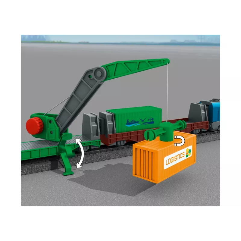 Märklin 29349 H0 conjunto inicial Logística de contentores com locomotiva diesel série 232 e 3 vagões porta-contentores