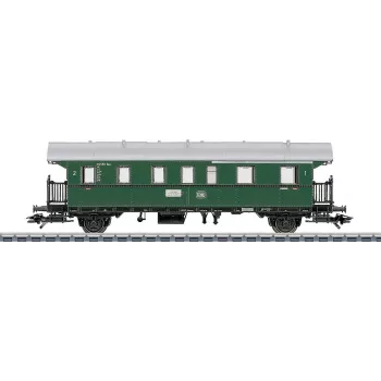 Märklin 4313 H0 Carruagem de rápido Büm 234 2.ª classe DB Época IV azul-oceano/bege