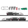 Märklin TGV Duplex H0 Conjunto de comboio digital de 5 peças com Mobile Station 2, branco/preto 029406