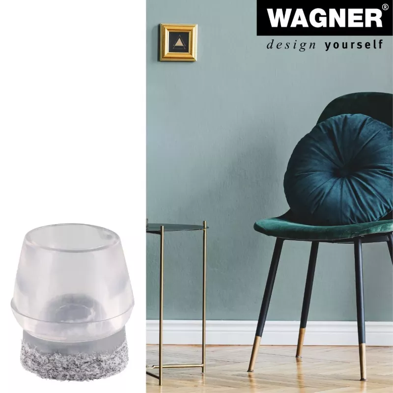 Wagner design yourself EH 0555 Ponteiras para pernas de cadeira plástico Ø 14-17 mm 4 unid. (15055599)