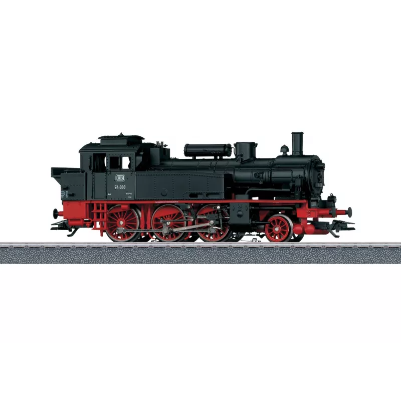 Märklin 36740 HO Escala Locomotiva diesel DB série 212 (V 100) preto/vermelho com mfx+ Digital Sound