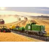 Märklin 29653 H0 conjunto inicial Agricultura – locomotiva a vapor digital BR 81 com som mfx+, Mobile Station 3, oval de via C, vagão com trator e fardos de feno