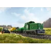Märklin 29653 H0 conjunto inicial Agricultura – locomotiva a vapor digital BR 81 com som mfx+, Mobile Station 3, oval de via C, vagão com trator e fardos de feno