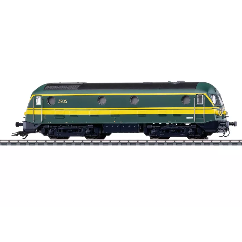 Märklin 37279 H0 SNCB Locomotiva diesel série 59 com descodificador mfx+ e iluminação LED