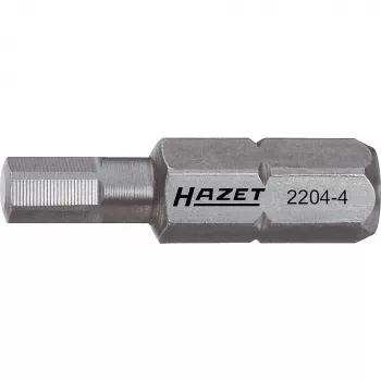 HAZET 2204-3 Bit de chave Allen 3 mm, encaixe de 1/4 polegadas, comprimento 25 mm
