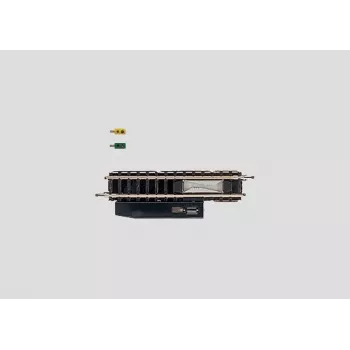 Märklin Z Escala Via reta de desengate 8587 - 110 mm, preto