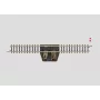 Märklin Z-Gauge Via reta de ligação 8590 (110 mm, preto/amarelo)