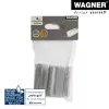 Wagner design yourself EH 0690 Deslizadores para móveis Clip-On, plástico, pernas redondas de 12 mm, pack de 4, branco 15069099