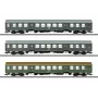 Märklin 42580 H0 Conjunto de 3 peças Carruagens de passageiros DR