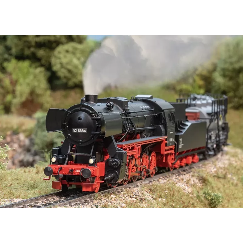 Märklin 039535 Locomotiva a vapor H0 BR 52 com tender de quadro da DB