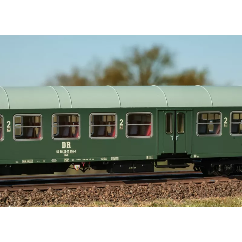 Märklin 42581 H0 carruagem de passageiros de 2.ª classe da Deutsche Reichsbahn, época III