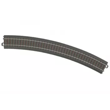 Märklin 24430 Carris C retos HO 437,5 mm, carris de alpaca, leito de balastro castanho
