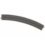 Märklin 24430 Carris C retos HO 437,5 mm, carris de alpaca, leito de balastro castanho
