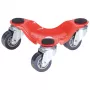 Wagner design yourself Roda de transporte MM 1193 vermelha 160 x 160 x 60 mm, 60 kg capacidade de carga, 4 rodas giratórias (20119301)