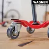 Wagner design yourself Roda de transporte MM 1193 vermelha 160 x 160 x 60 mm, 60 kg capacidade de carga, 4 rodas giratórias (20119301)