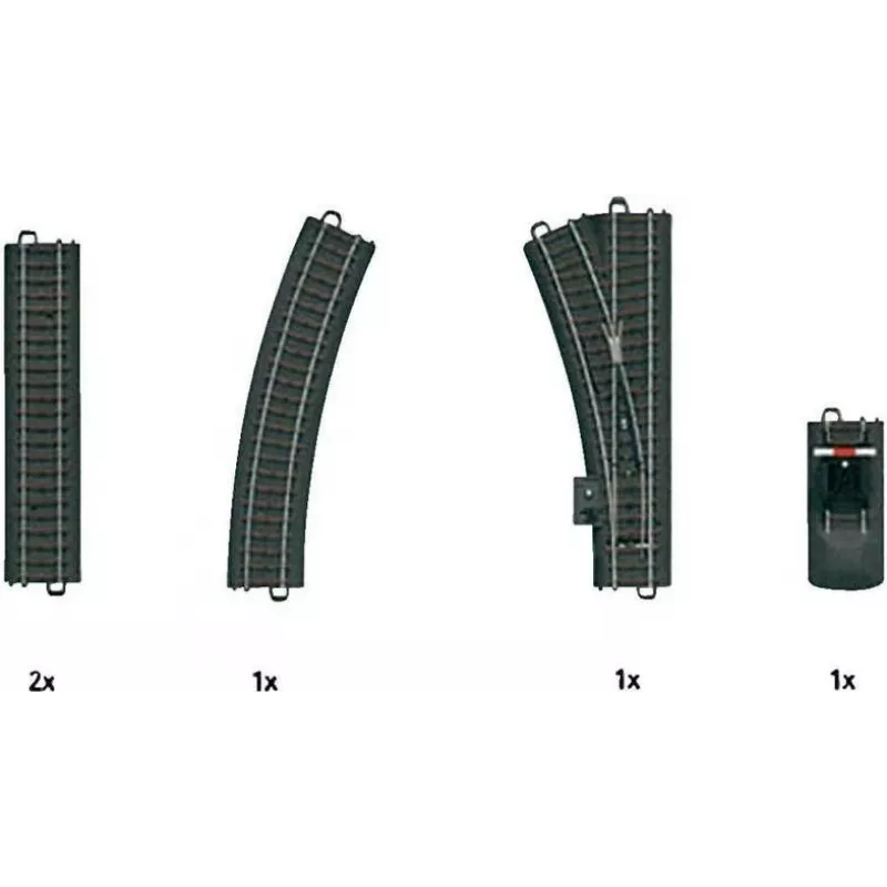 Märklin conjunto de expansão de via C C1 – escala H0 (24900)