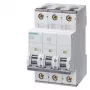 Siemens 5SY73167 Disjuntor 3 polos característica C 16 A 15 kA 230/400 V AC