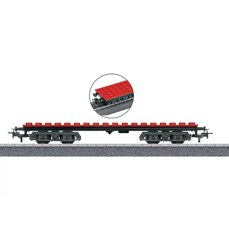 Märklin 44734 H0 vagão de peças, preto/vermelho