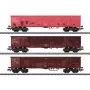 Märklin 047188 H0 vagão de estacas com carga de madeira, época IV DB, 3 condutores AC