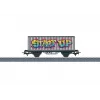 Märklin 44831 H0 vagão de mercadorias fechado, vagão anual Märklin Magazin 2001, época V, AC, engates Relex
