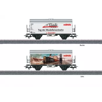 Märklin 044226 H0 vagão de mercadorias fechado 'Tag der Modellbahn 2025'